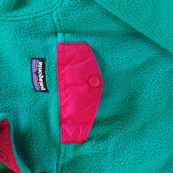 Patagonia synchilla teal snap re tool pullover - Picture 3 of 7